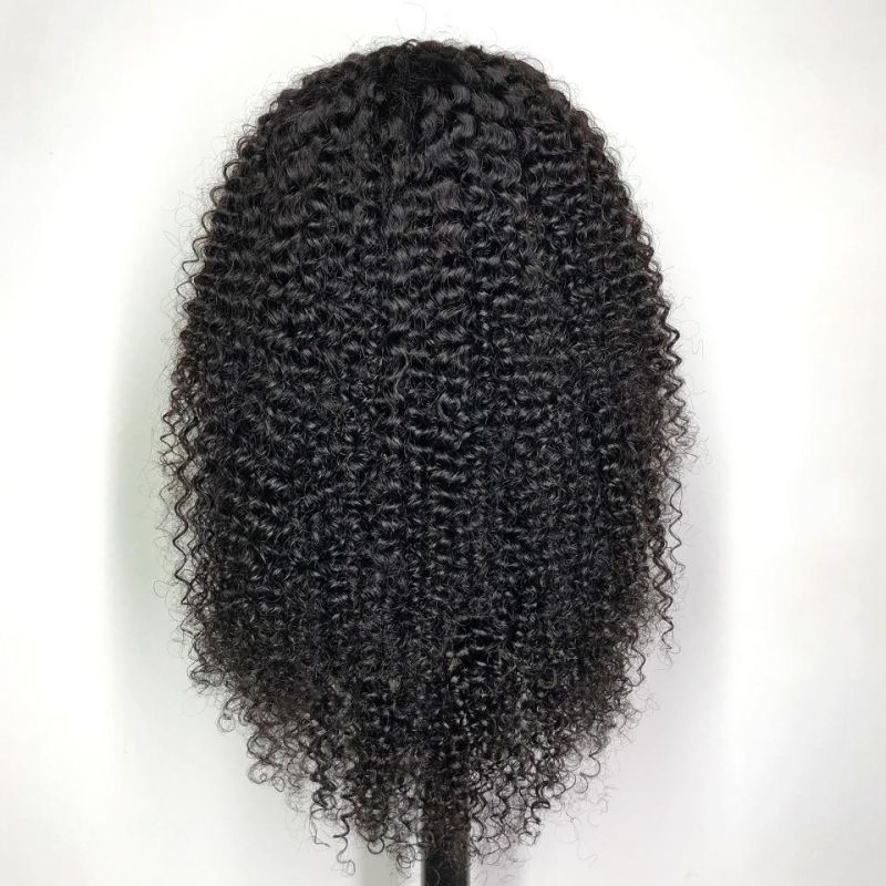 Wholesale Afro Kinky Jerry Curly Front Full Lace Human Hair Wig