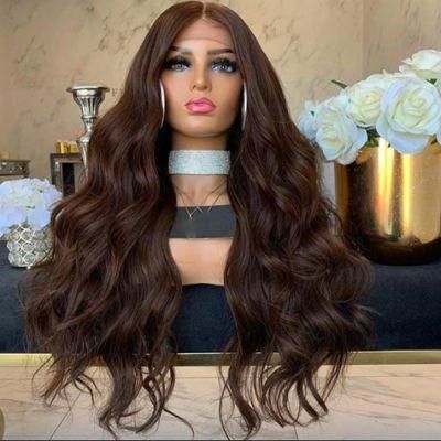 Brown Color Body Wave 13X4 Lace Front Wigs