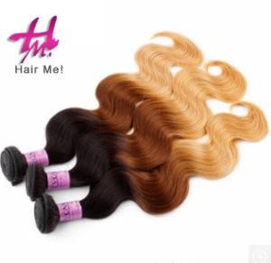 Remy Body Wave Ombre Color Hair Human Hair Extension Peruvian Hair