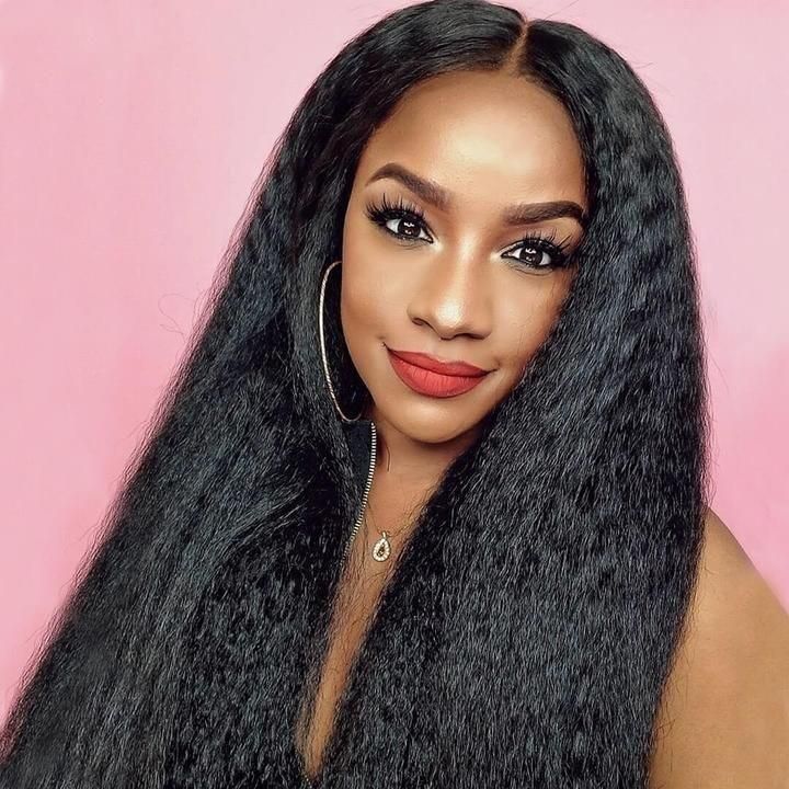 Kbeth Human Hair Wig for Black Girls in Salon 100% Virgin 20 22 Inch 24 Inch 26 Inch Natural Raw Straight Full Lace Wig with 13*4 HD Transparent Lace Vendor