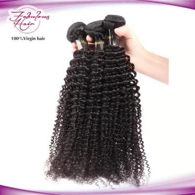 Superior Unprocessed Kinky Curly Brazilian 100 Human Hair Bundles