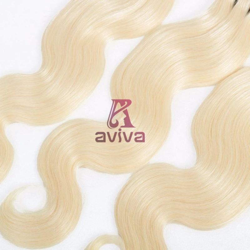 Unprocessed Brazilian Body Wave #613 Virgin Hair Weave Natural Color Human Hair Extension