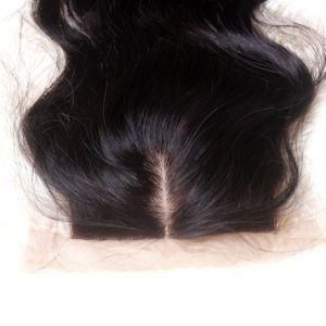 Remy Peruvian Human Hair Silk Base Closure with Baby Hair