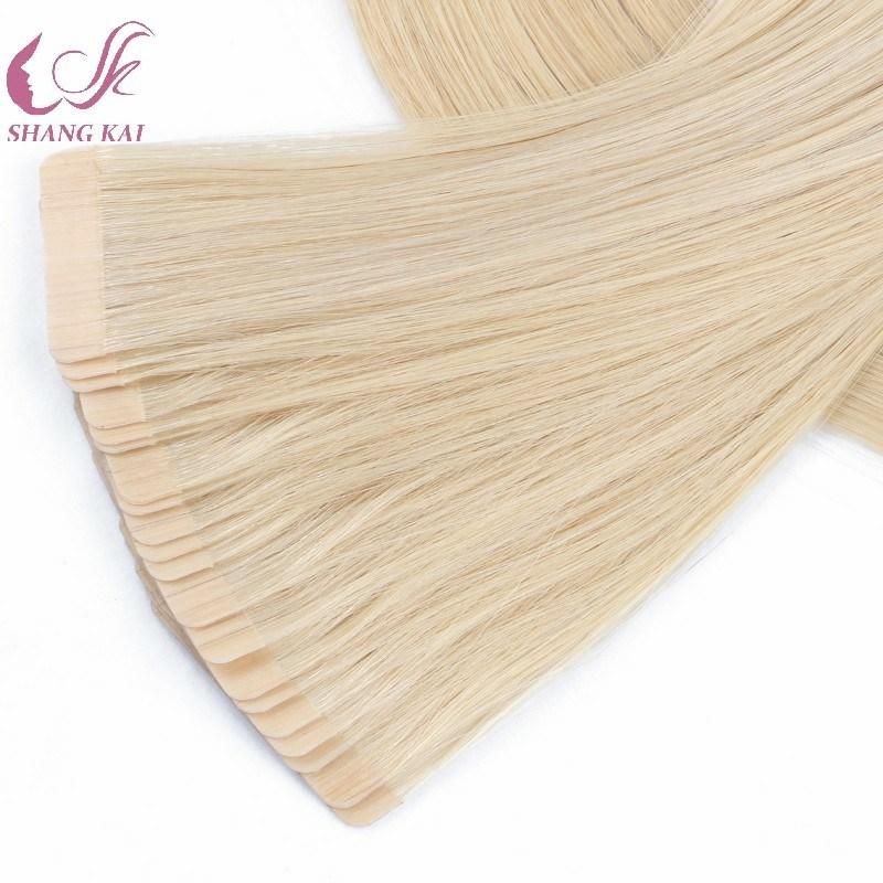 Top Quality Long Lasting Remy Soft Hand Tied Seamless Tape Hair Extension