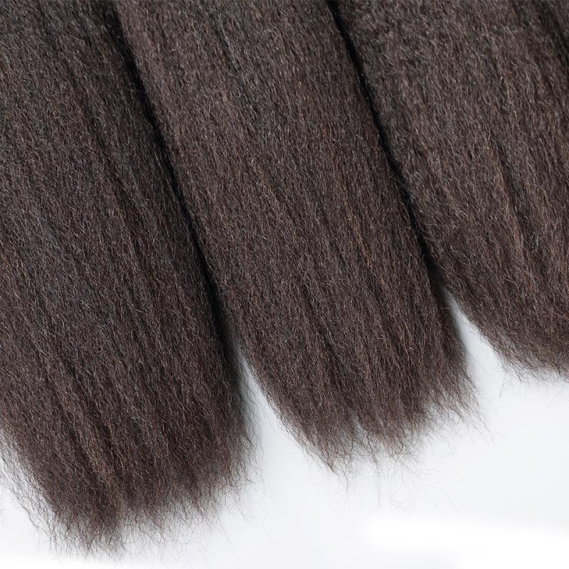 9A 10A 12A Grade Italian Coarse Kinky Straight Human Hair Weave Cuticle Aligned Raw Virgin Hair Bundles