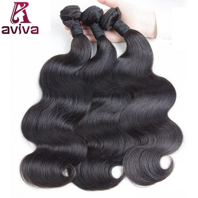 100% Human Hair Extensions Brazilian Virgin Hair Body Wave
