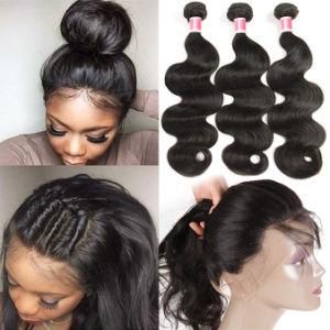 360 Lace Frontal with Bundle Brazilian Body Wave Remy Human Hair Weave 3 Bundles