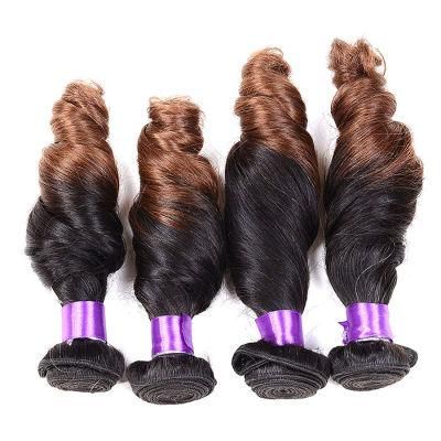 Brazilian Loose Deep Wave 4 Bundles Annabelle Hair 8A Human Hair Wet and Wavy Virgin Brazilian Hair Weave Bundles Loose Wave