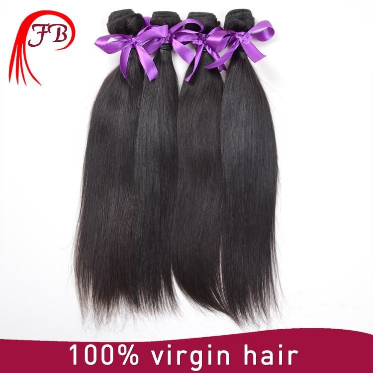 Raw Unprocessed 8A Virgin Remy Straight Brazilian Human Hair Weaving