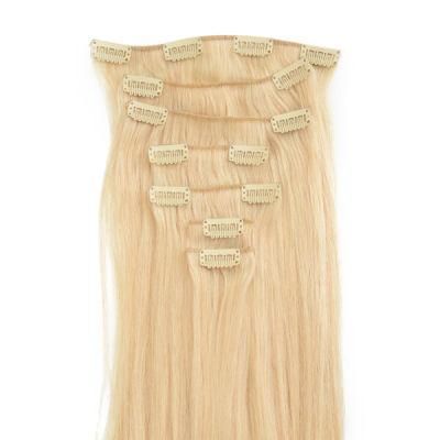 Chinese Remy Hair Blond Clip-in Natural Hair Toupee