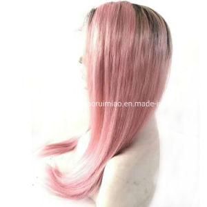 Ombre Remy Hair Front Full Lace Wigs Brazilan Virgin Human Hair Wig