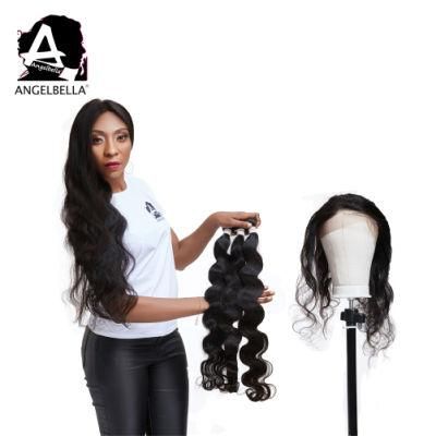 Angelbella Wholesale Mink Virgin Brazilian Hair Natural 100 Human Hair Extensions Bundles