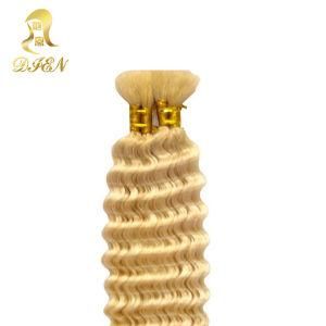 Peruvian Curly Hair I Tip Fusion Hair Extension Deep Wave