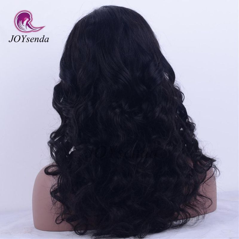 Wholesale Durable Brazilian Virgin Hair Natural Wavy Full Lace Wig