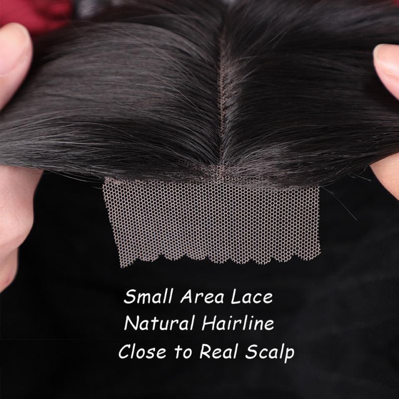 Wholesale Human Hair Synthetic Long Curly Small Area Lace Wigs