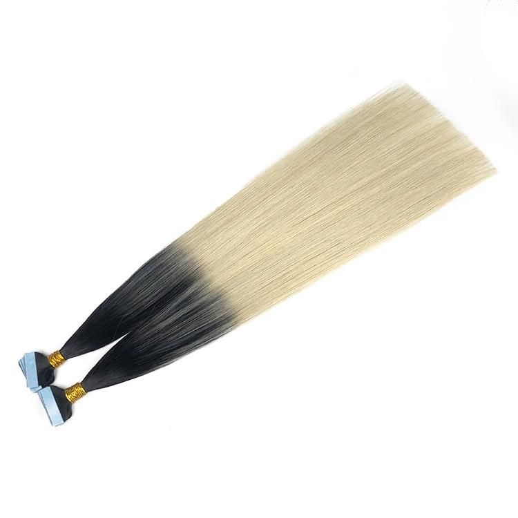 12A Raw Virgin 100% Human Hair Double Drawn Tape in Hair Extensions