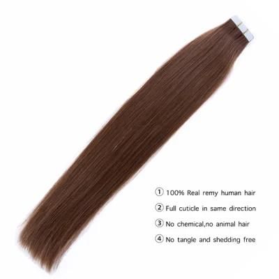 2.5g/S Skin Weft Tape Hair Extensions Human Hair Tape Hair for Women 100% Remy Human Hair
