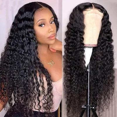 Curly Natural Color Frontal Virgin Human Hair Lace Front Wig