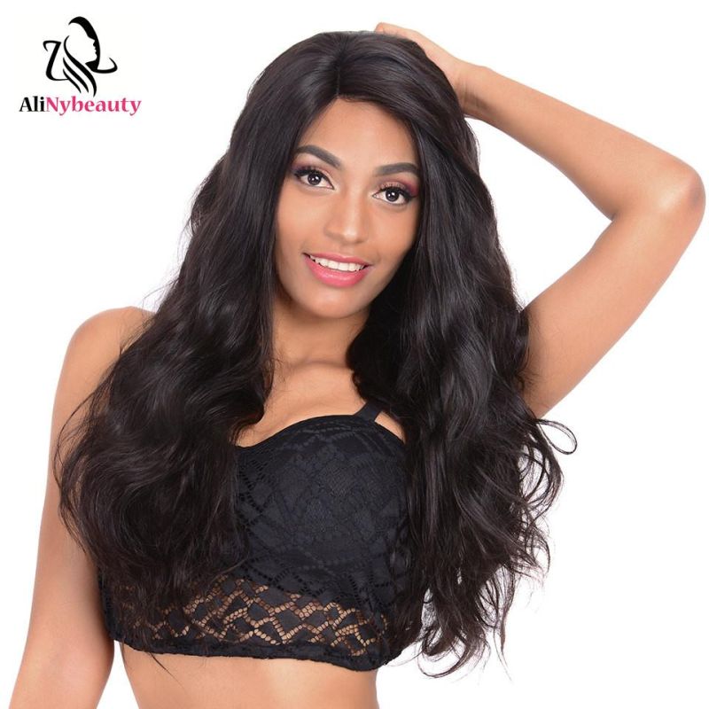 Alinybeauty Virgin Remy Human Hair Body Wave Lace Front Wig