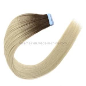 100% Remy Human Hair Double Side Tape Hair Extension Ombre Color