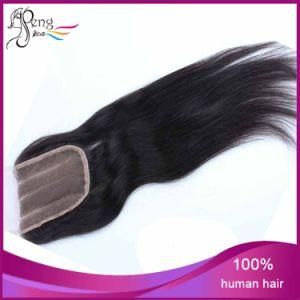 3 Part Silk Stright Virgin Human Hair Top Lace Closure