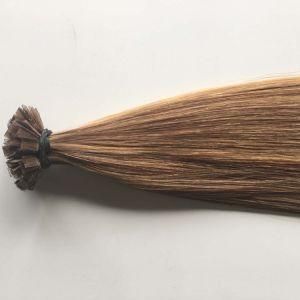 P10/6# Pre Bonded Keratin Flat Tip Brazilian Virgin Remy Human Hair Extensions