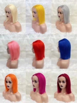 China Wholesale Bob Full Lace Wigs Human Hair Lace Front 100% Natural Human Hair Cheap Brazilian Human Hair Wave Virgin Hair Headband Wig