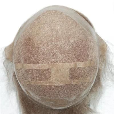 Custom New Men&prime;s Toupee - High Quality Lace &amp; PU Wigs and Hair Replacment