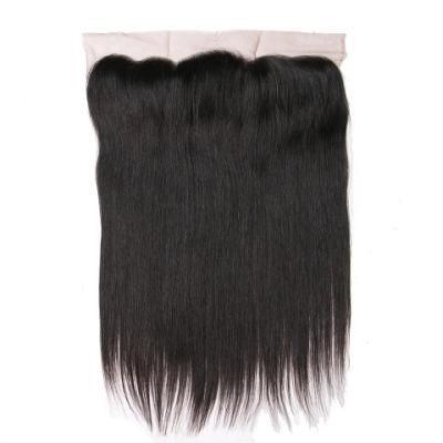 High Quality India Straight Hair Ear to Ear Lace Frontal 13X4 Closure Free Part 130% Destiny 10-18 Inch Natural Color Remy Human Hair