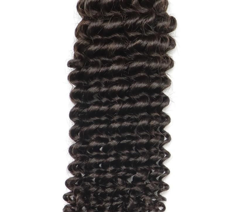 Top Quality Raw Virgin Cuticle Aligned Hair Deep Wave Human Hair Bundle Virgin Hair Raw Unprocessed Wholsale Hair Extention