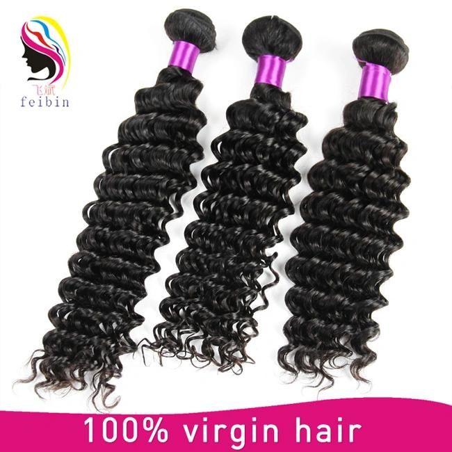 Top Quality Virgin Deep Wave Brazilian Human Hair Extension