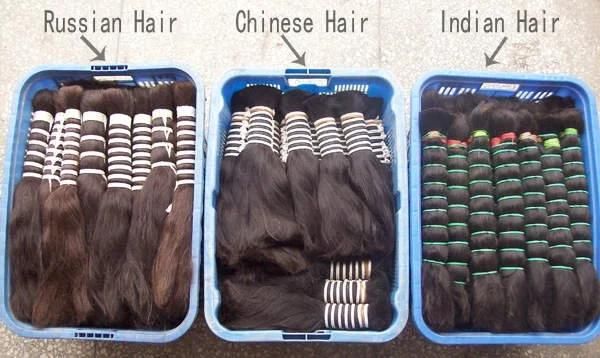 Non Remy Virgin Hair Extension Raw Human Hair
