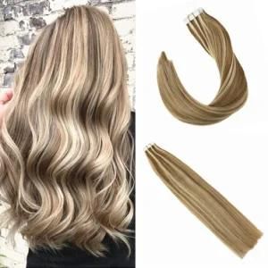 Hot Sale Super Double Drawn Virgin Hair Tape Hair Extension