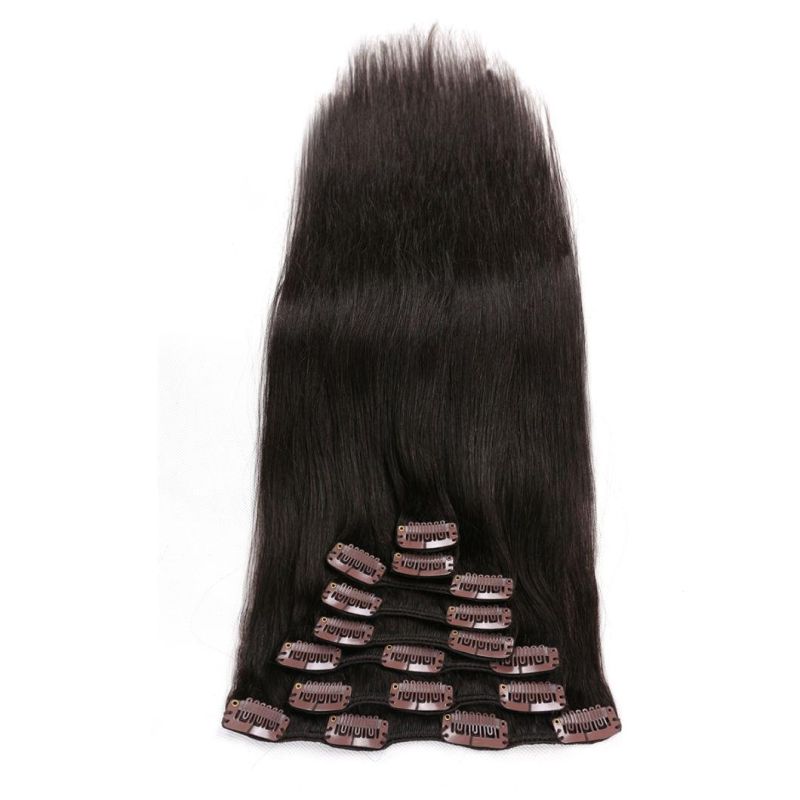 Double Drawn Most Popular Blonde Thick/Super Deluxe 120-260gram/Set Clip in Hair Extension