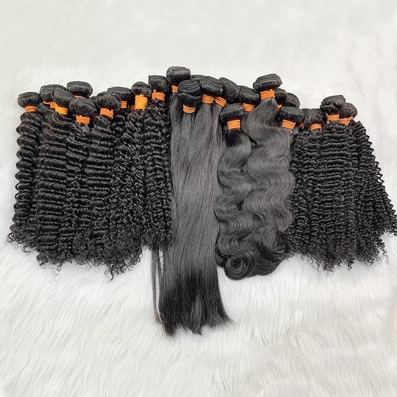 Angelbella European 100% Hair Weft Kinky Curl Remy Hair Weave