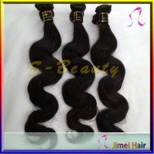 Real Unprocessed Virgin Body Wave Human Indian Hair Weft (SB-I-BW)