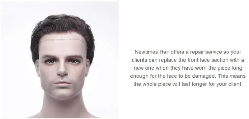 Real Human Hai R- Ultra Thin Skin Base - Men′s Toupee - Created by Master Craftsmen
