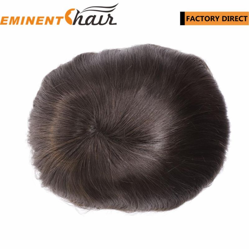 Factory Direct Men′s Human Hair Wholesale Hair Topper