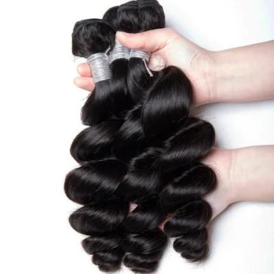 Kbeth 10A Mink Brazilian Hair Raw Virgin Cuticle Aligned Free Sample Virgin Loose Wave Human Hair Bundles with High Quality Wholesale