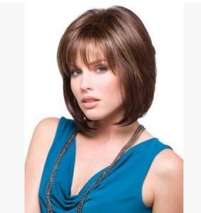 New Short Wavy Brown Short Hair for Women Hot Wigs