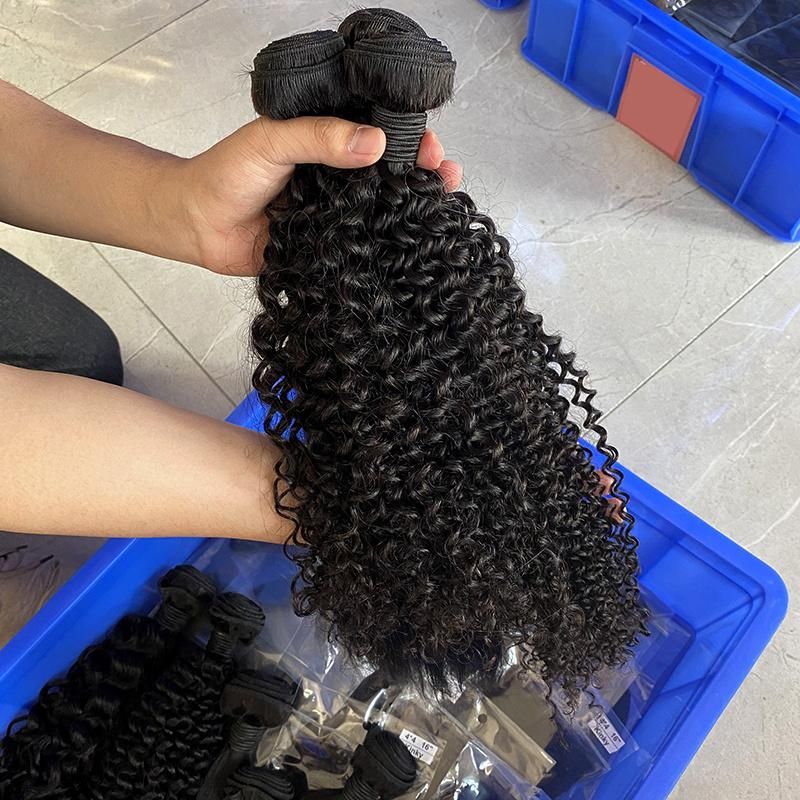 Hair Weave Curly Bundle, Wholesale Unprocessed Virgin Raw Human Hair Bundle.