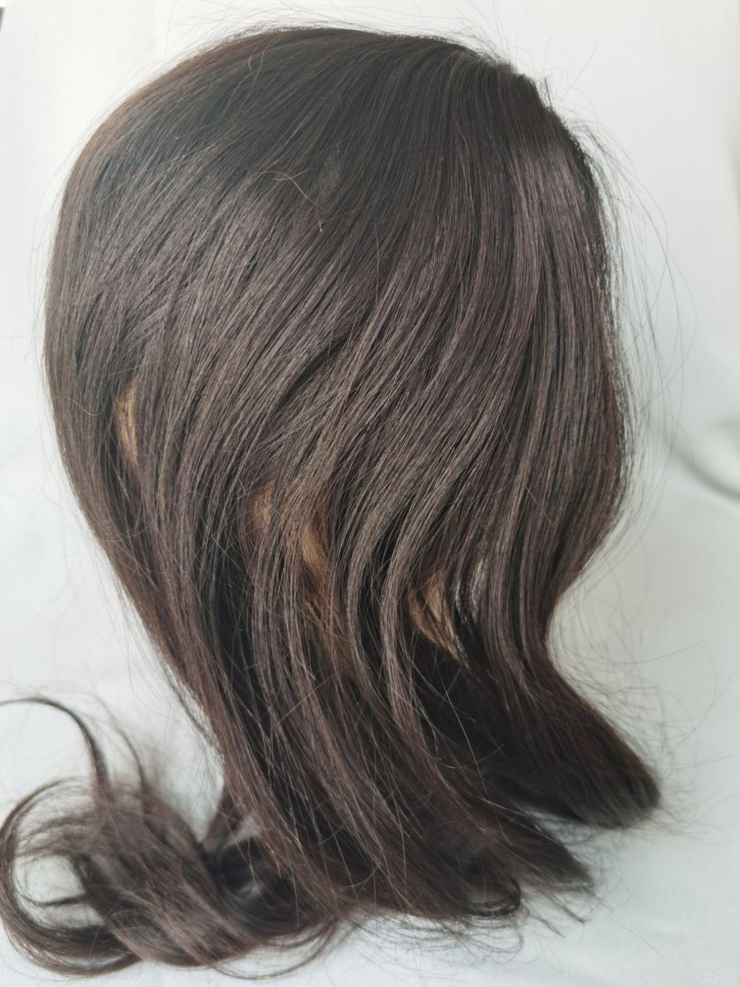 2022 Most Natural Growing Looking Silk Top Injected Lace Human Hair Toupees Made of Remy Human Hair