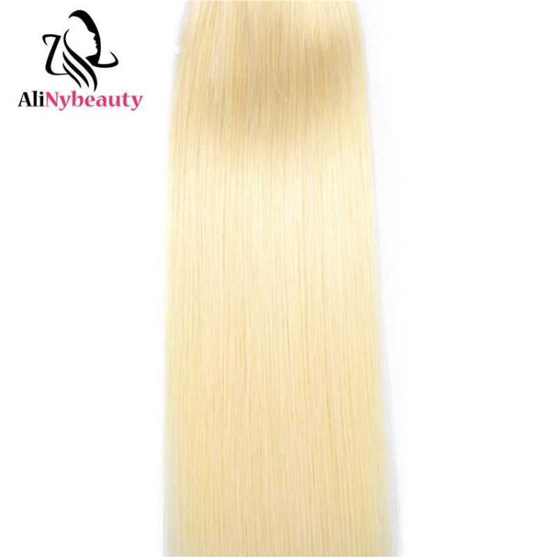 Alinybeauty 100% Virgin Blonde Hair Bundles Brazilian Hair Extensions