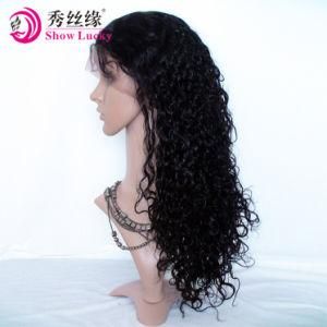 Latest 150% Density Mongolian Kinky Curly Front Lace Wig with Baby Hair