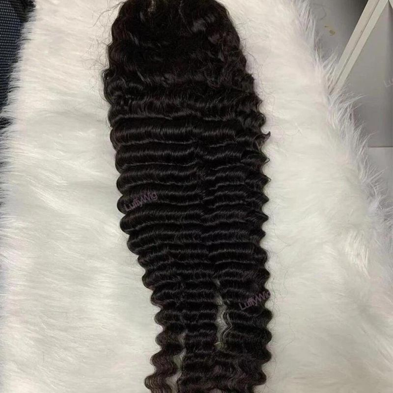 Loose Deep Wave Women Human Hair Lace Front Wigs