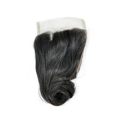 Virgin Human Hair Lace Closure at Wholesale Price (Spring Curly)