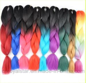 Ombre Braid Hair African Black Yaki Gradient Jumbo Braid Hair