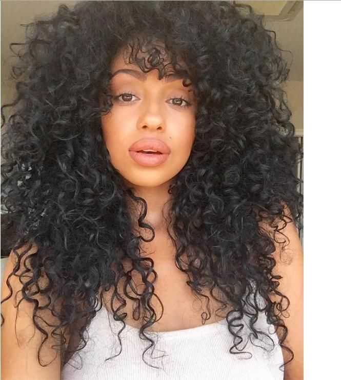 21inch Synthetic Hair Wig Heat Resistant Fiber Short Afro Curly Wigs