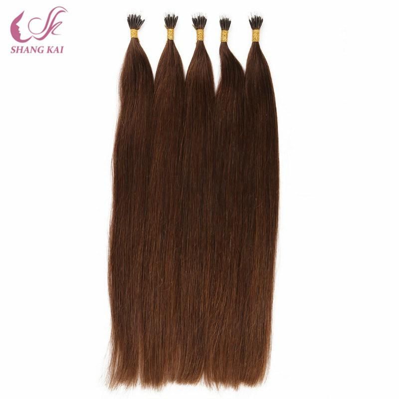 Moderate Price Peruvian Hair Bundle Vendors Brown Color Nano Ring Raw Hair
