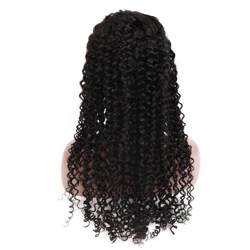 Human Hair Curly Wig 150 180 Density 100% Remy Human Hair Lace Frontal Wigs